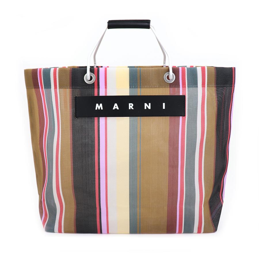 MARNI（マルニ） マルニフラワーカフェ トートバッグ ストライプ