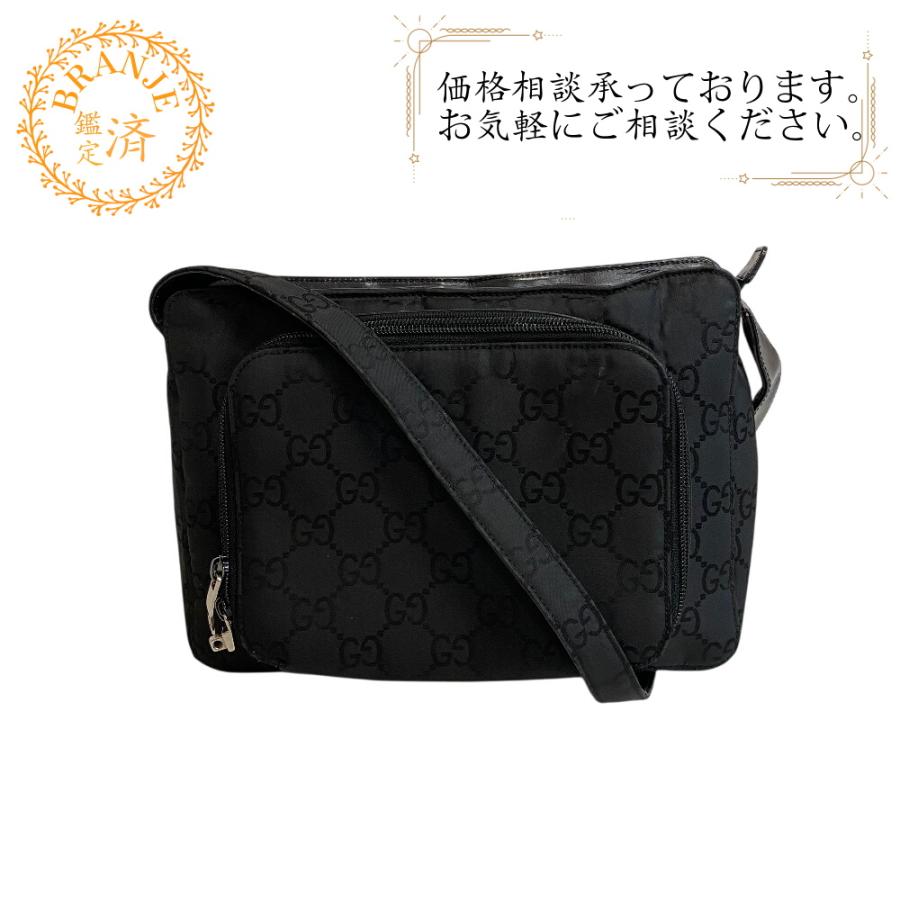 GUCCI（グッチ） 002058 肩掛け ショルダーバッグ ブラック ユニ
