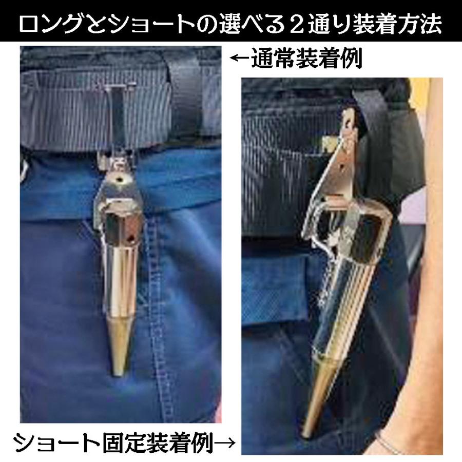 MKK 穴寄せポンチホルダー [小] M16・M20兼用 スイング式 装着時長さ