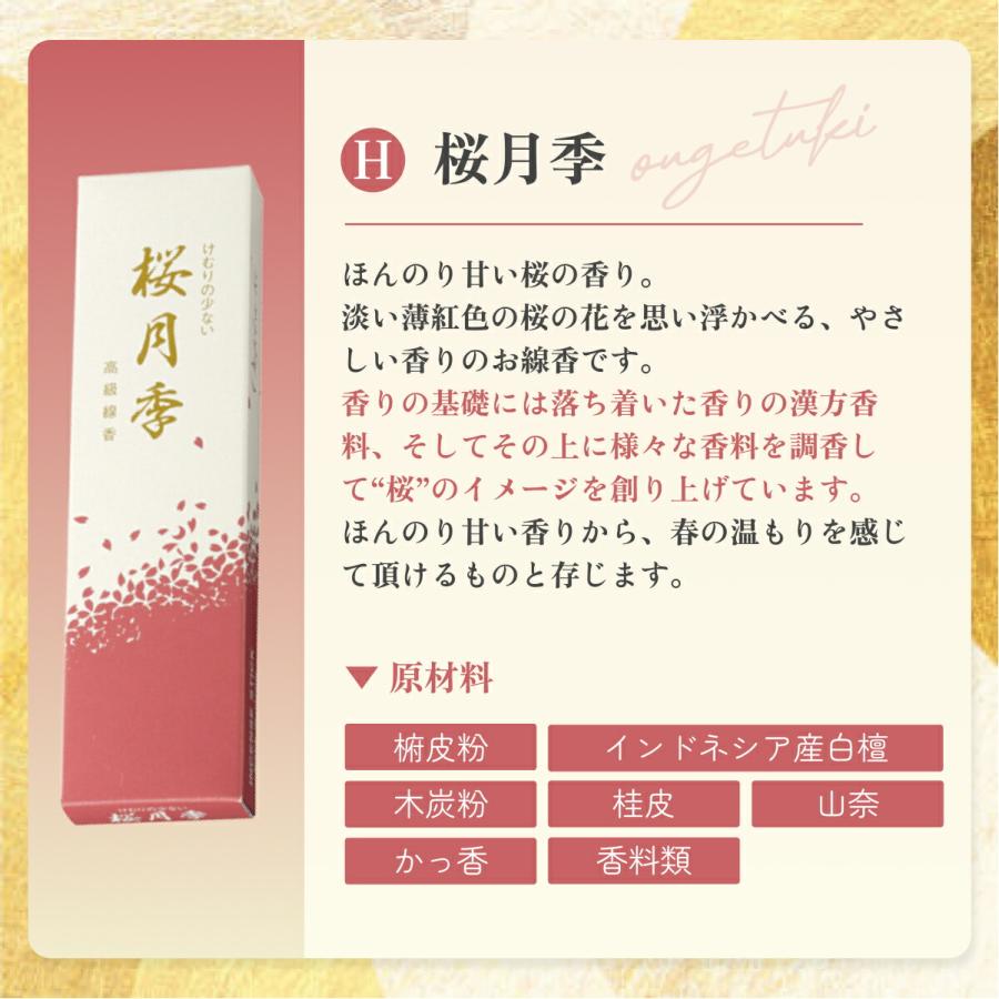 森信三郎商舗 線香 日本製 玉初堂のお線香10種から2箱選ぶお得なお試し