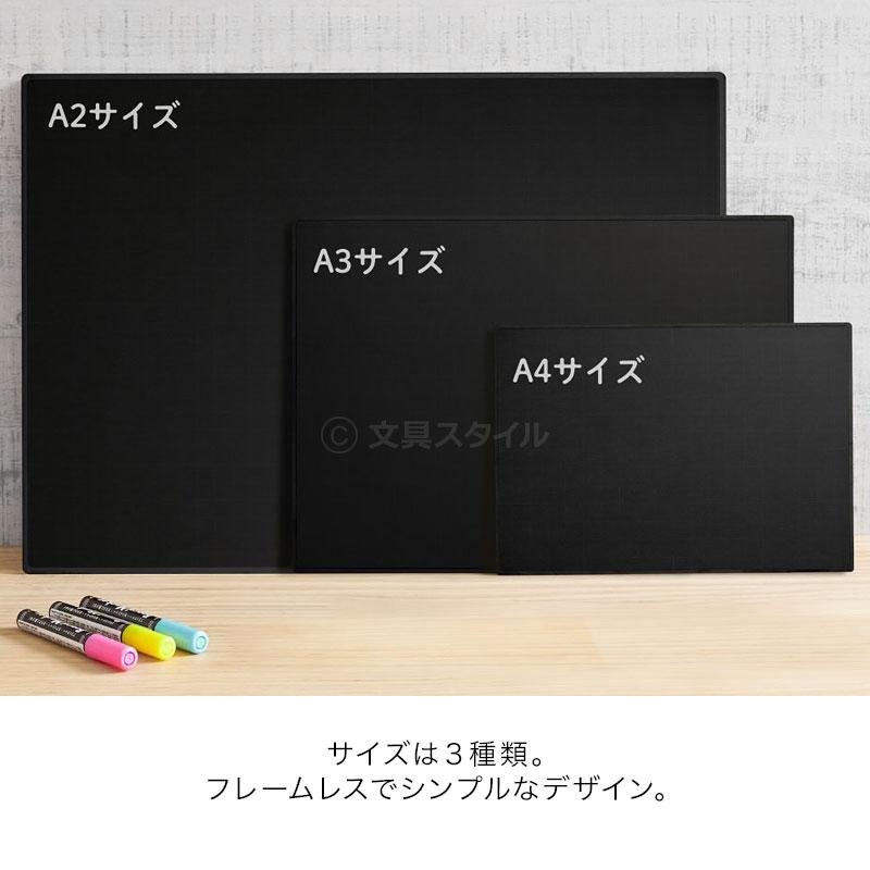 爆買Point+5%POP ドット方眼ブラックボード 黒板 A3サイズ 蛍光ボード