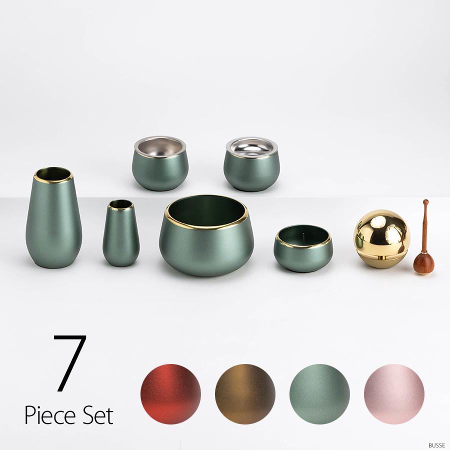 仏具セット トキオ 7点 たまゆらりんセット（仏具セット ミニ モダン