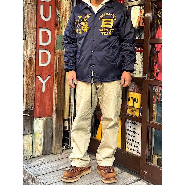 コーチジャケット 裏ボア付き BUDDY ウィンドブレーカー POWER