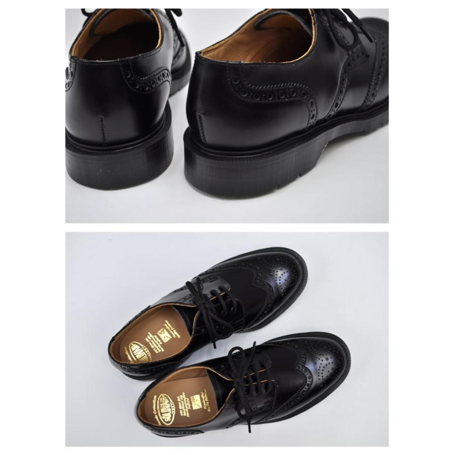Solovair / ソロヴェアー 4Eye Derby Brogue Shoe(Hi-Shine) 送料無料