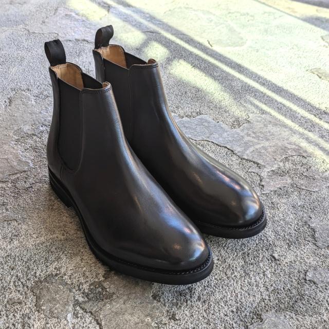 HARROGATE（ハロゲイト） サイドゴアブーツ KENSINGTON （Black） : C