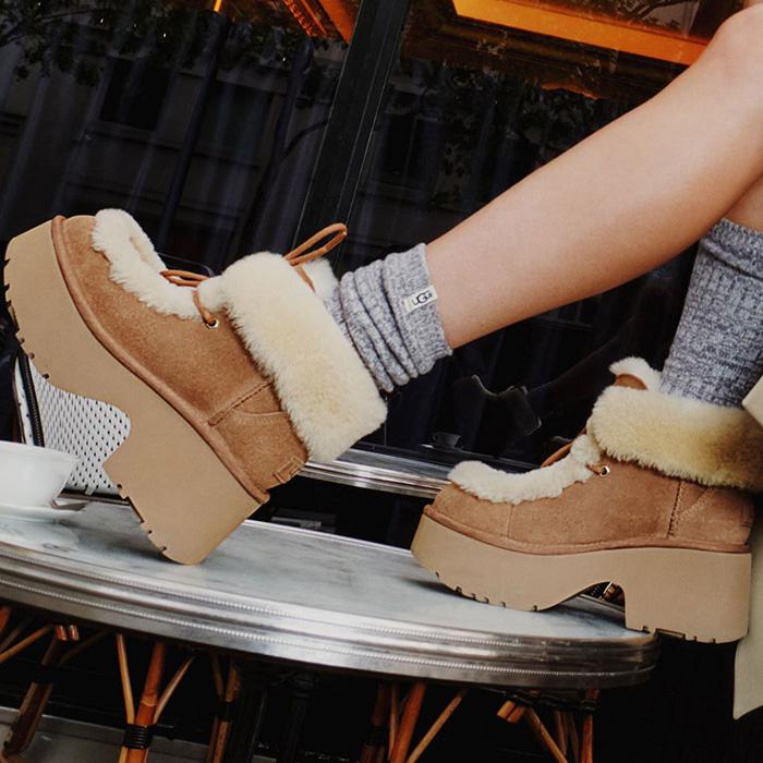 UGG（アグ） 【安心の国内正規品】 レディース エスミー レース アップ