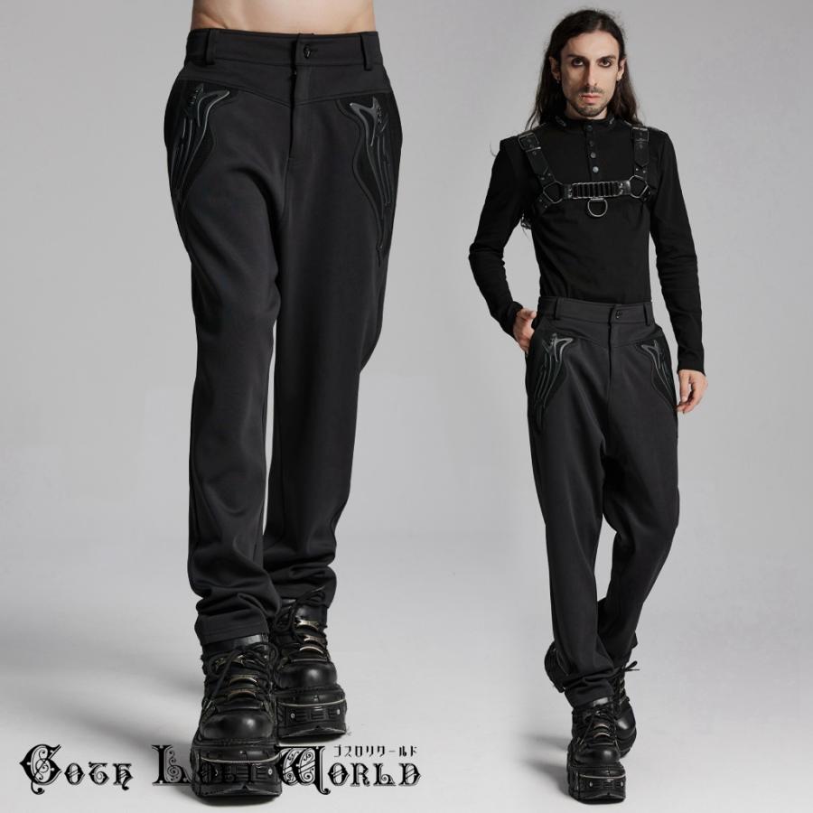 ゴスロリワールド WK-668XCM-BK サイバー風 サルエルパンツ ゆったり