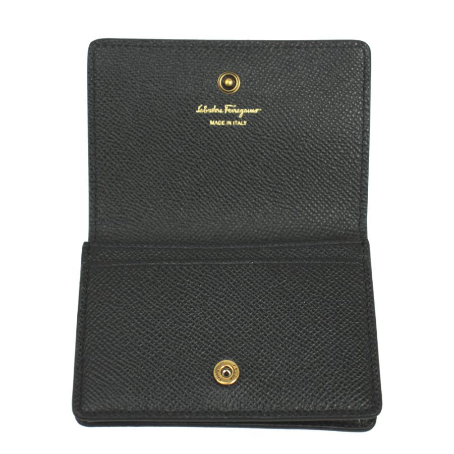 FERRAGAMO（フェラガモ） 名刺入れ カードケース ダブル ガンチーニ