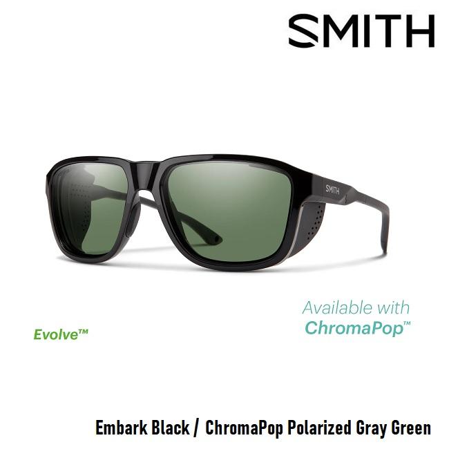 SMITH（スミス） サングラス SMITH Embark Black 偏光レンズ スポーツ