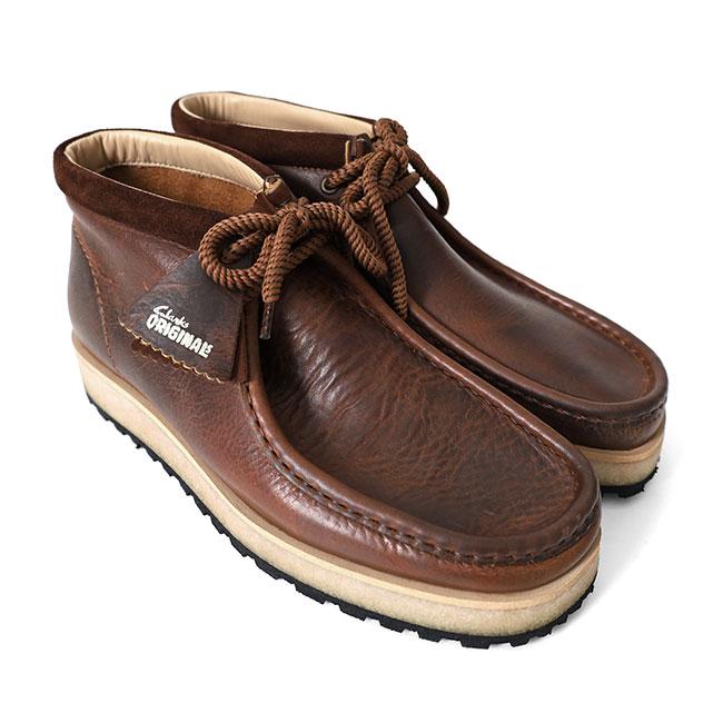 CLARKS クラークス Wallabee Scout ワラビー スカウト レザー モカシン