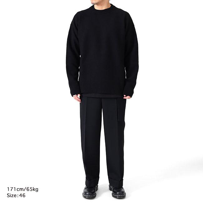 JIL SANDER ジルサンダー CN LS JUMPER サイドスリット ウールセーター