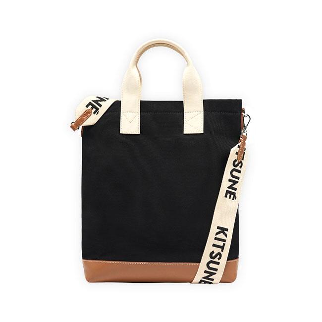 Maison Kitsune メゾンキツネ フォックスロゴ ショルダー バケット