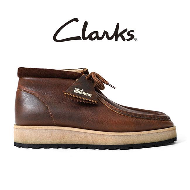 CLARKS クラークス Wallabee Scout ワラビー スカウト レザー モカシン