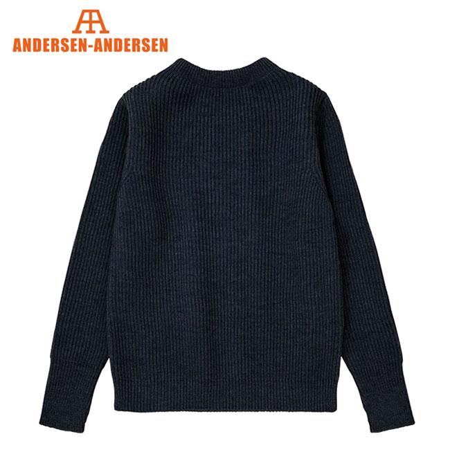 ANDERSEN-ANDERSEN アンデルセンアンデルセン NAVY CREWNECK 5GG
