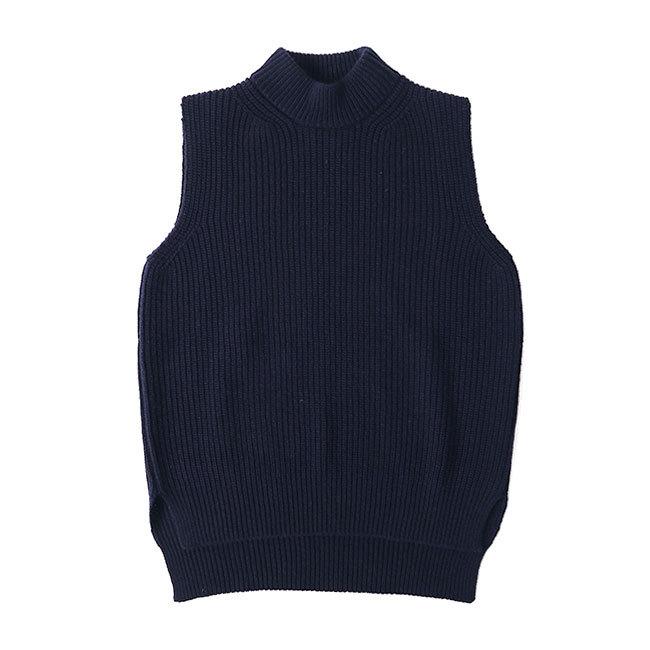 MARNI マルニ プルオーバー ローゲージ モックネック リブニットベスト