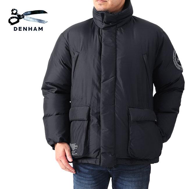 DENHAM デンハム シザーロゴワッペン フード内蔵 スタンドカラー