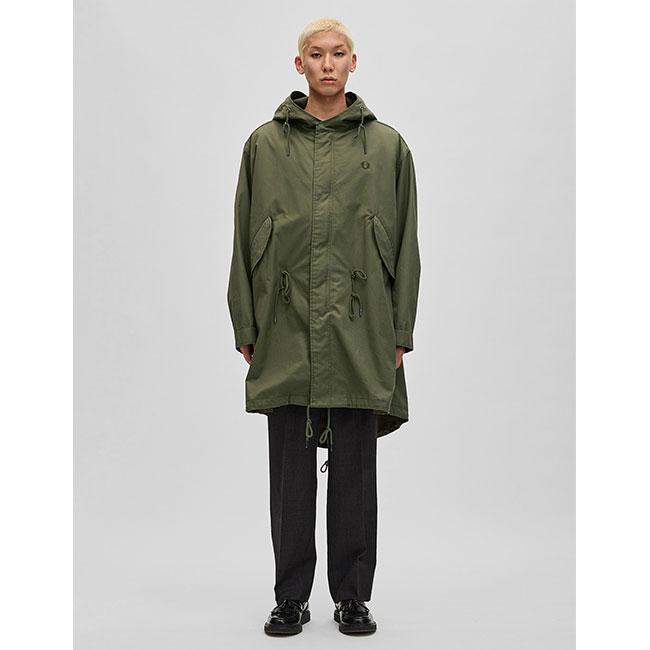 Fred Perry フレッドペリー オーバーサイズ フィッシュテイルパーカ