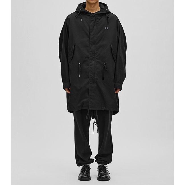 Fred Perry フレッドペリー オーバーサイズ フィッシュテイルパーカ