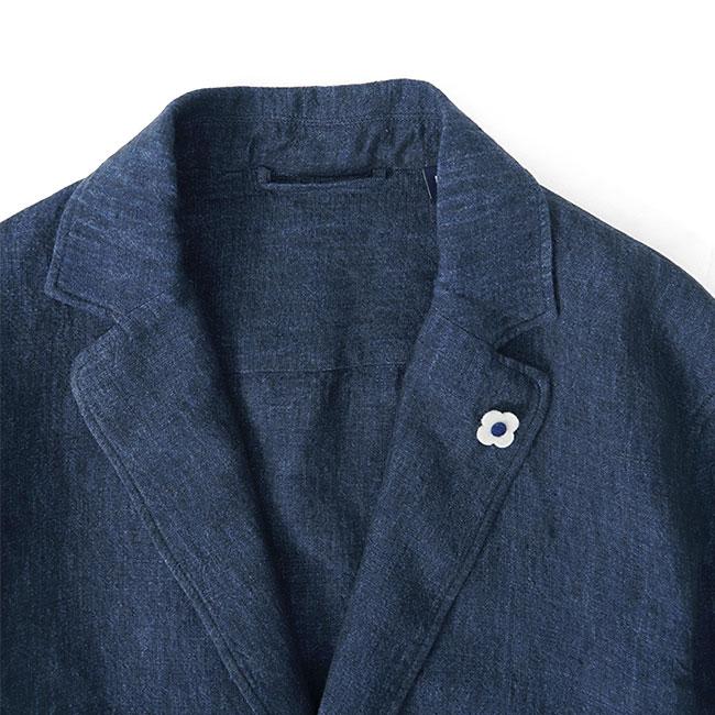 LARDINI ラルディーニ リネン 2B テーラード シャツジャケット 3116