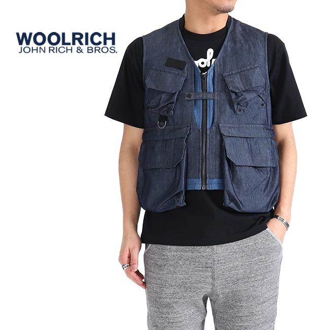 WOOLRICH（ウールリッチ） キャンバス デニム ハンティングベスト