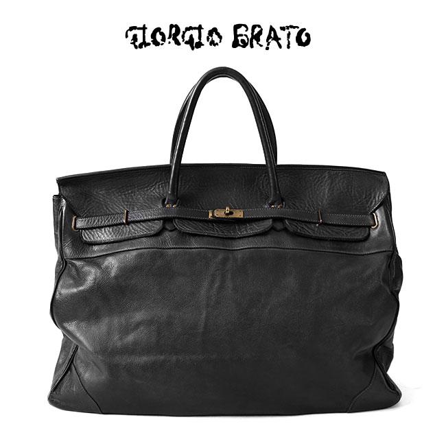 GIORGIO BRATO ジョルジオブラット レザー トートバッグ ボストン