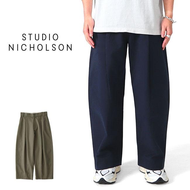 STUDIO NICHOLSON スタジオニコルソン SORTE ピーチド コットンツイル