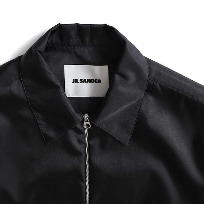TIME SALE] JIL SANDER ジルサンダー ナイロンツイル ジップ シャツ