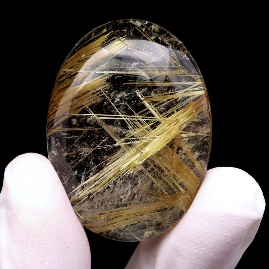 GOLD STONE ゴールド ルチルクォーツ ルース 裸石 19.3g AAAAAA 金針