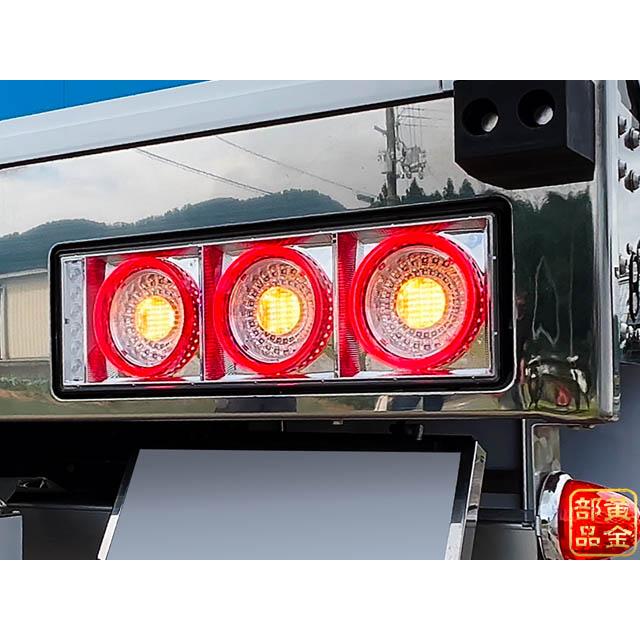 1年保証 24V大型・中型トラック 汎用 FスタイルファイバーLED