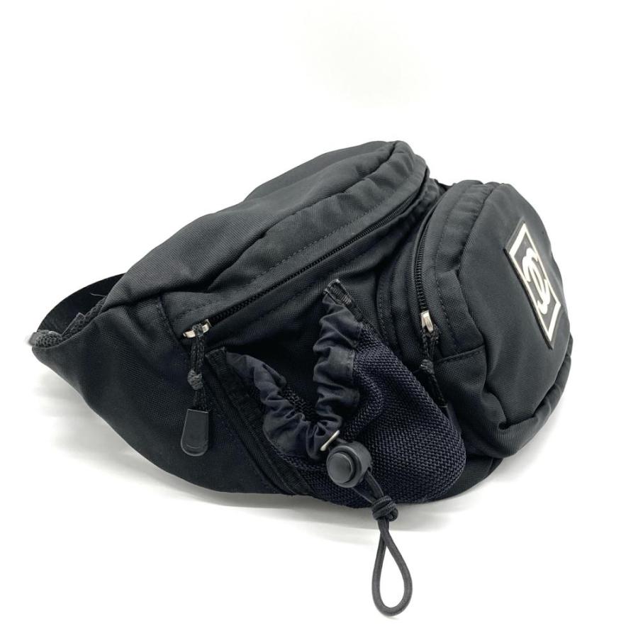 CHANEL（シャネル） スポーツライン ボディバッグ ナイロン ブラック
