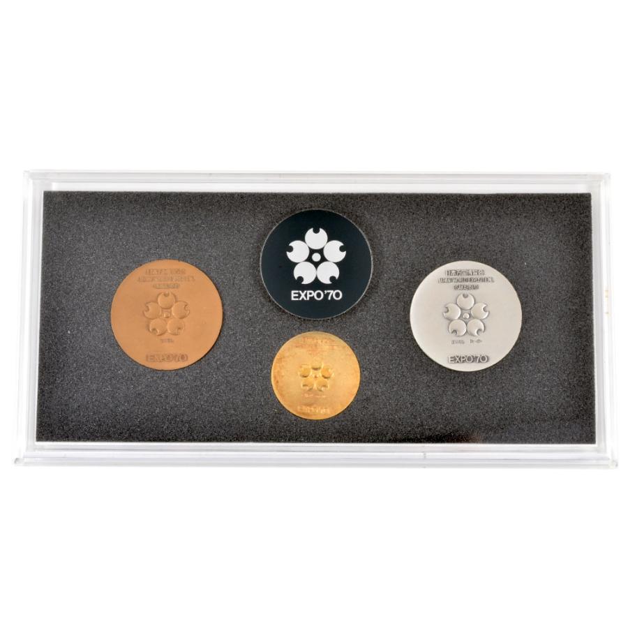EXPO'70 日本万国博覧会記念メダル 金 銀 銅 3枚セット 大阪万博
