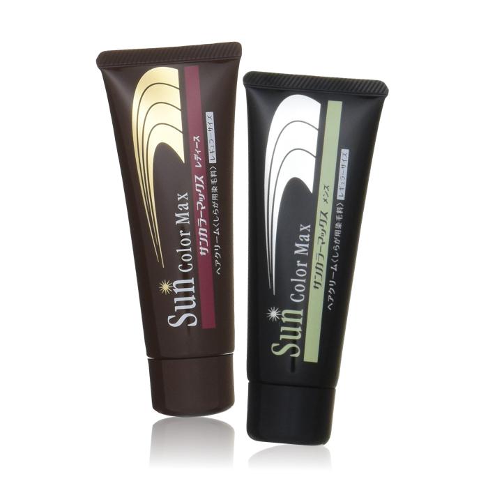 光で染まる白髪染め サンカラーマックス 75g ノンジアミン ヘアカラー