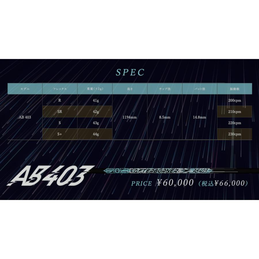 TRPX AFTERBURNER AB3 Series AB403 / AB503 AB603ドライバー用