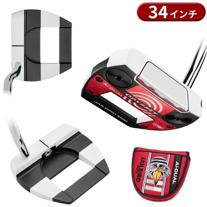 右打用 オデッセイ Ai デュアル パター ジェイルバード ミニ DB ダブル