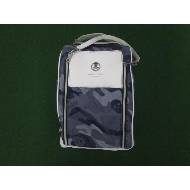 新品 MARK&LONA グレー 迷彩 シューズケース バッグ マーク&ロナ 靴