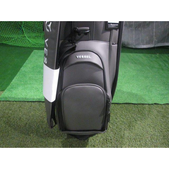 GK鈴鹿☆ 新品014 VESSEL ベゼル LUX 7 JP 2.0 キャディバッグ☆グレー