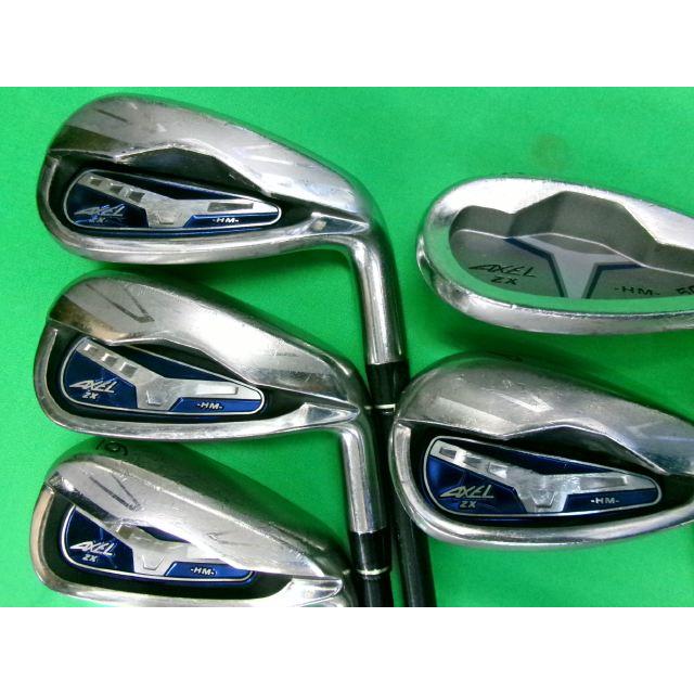 I[163456]ツルヤ アクセル ZX HM[7I無し]/AXEL 5本セット/R/ : ゴルフ