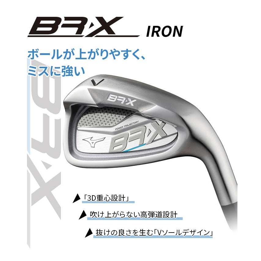 MIZUNO（ミズノ） ゴルフ BR-X アイアン セット #6~PW GW SW 3D重心