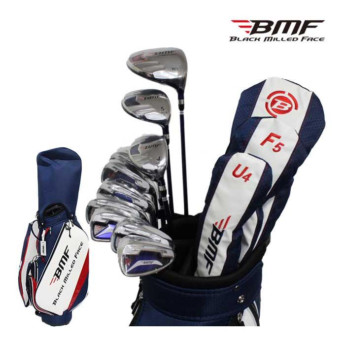 BLACK MILLED FACE ゴルフ クラブセット 10本セット BMF BMCS−201