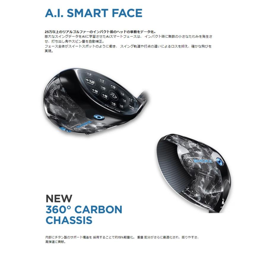 USモデル／ヘッド単体】 キャロウェイ パラダイム Ai スモーク