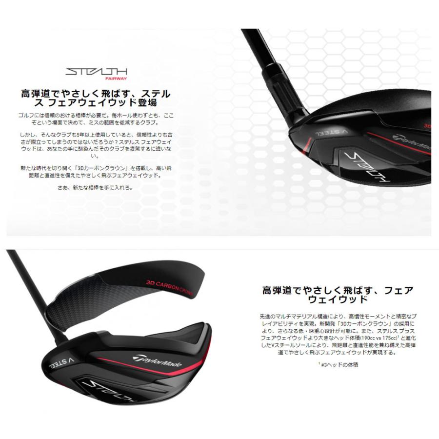 TaylorMade（テーラーメイド） 【USモデル】 ステルス フェアウェイ
