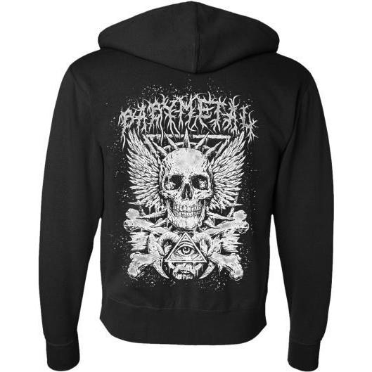 BABYMETAL ベビーメタル BONE ZIP-UP フーディ/パーカー : アメリカ