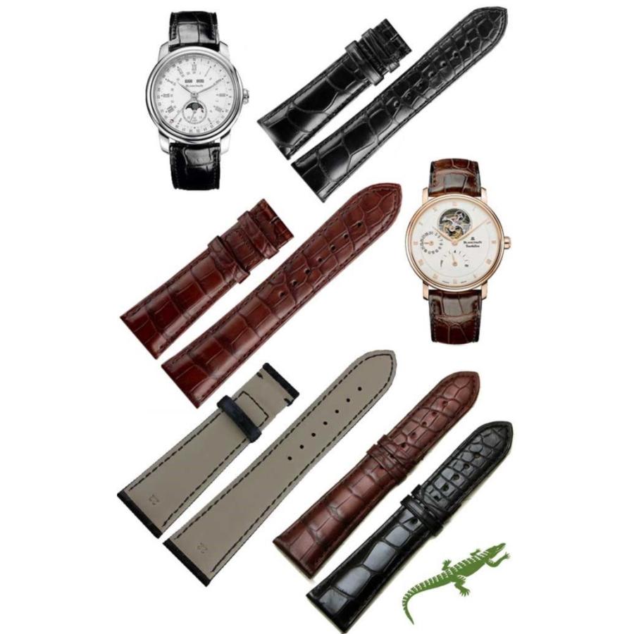 ブランパンレザーベルト 22mm グレーブラウン