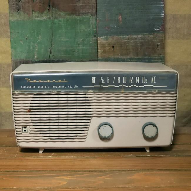 ナショナル アンティーク 真空管 ラジオ national UX-470 レトロ