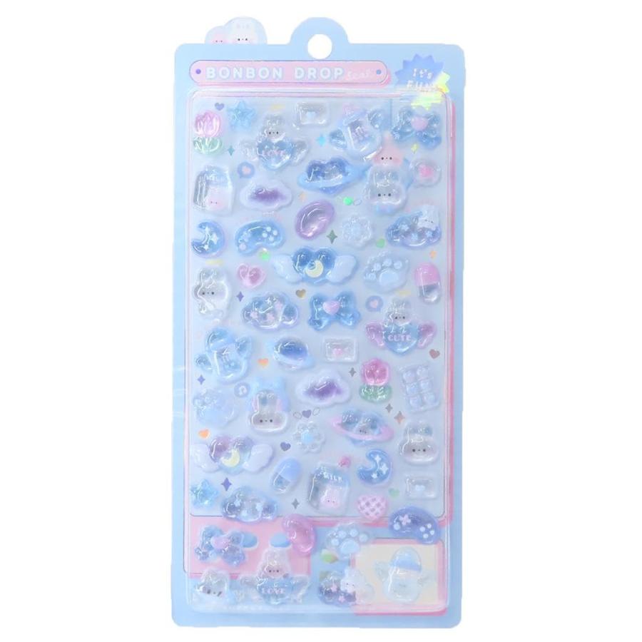 シールシート]ボンボンドロップシール/みずいろボンボン : GOOD ZERO