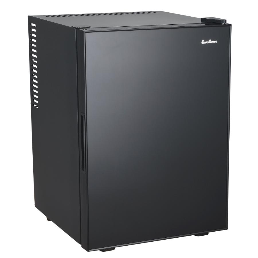 三ツ星貿易 小型冷蔵庫 ML-40SG ペルチェ方式 客室用冷蔵庫 (ブラック