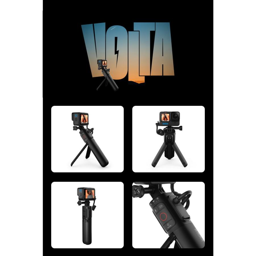 GoPro（ゴープロ） GoPro公式 ボルタ バッテリー グリップ 三脚
