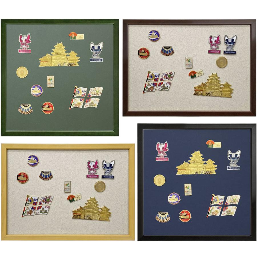 ピンバッジ(ピンズ)専用額 5767 ガラス付 /額縁内寸法:211×298(A4