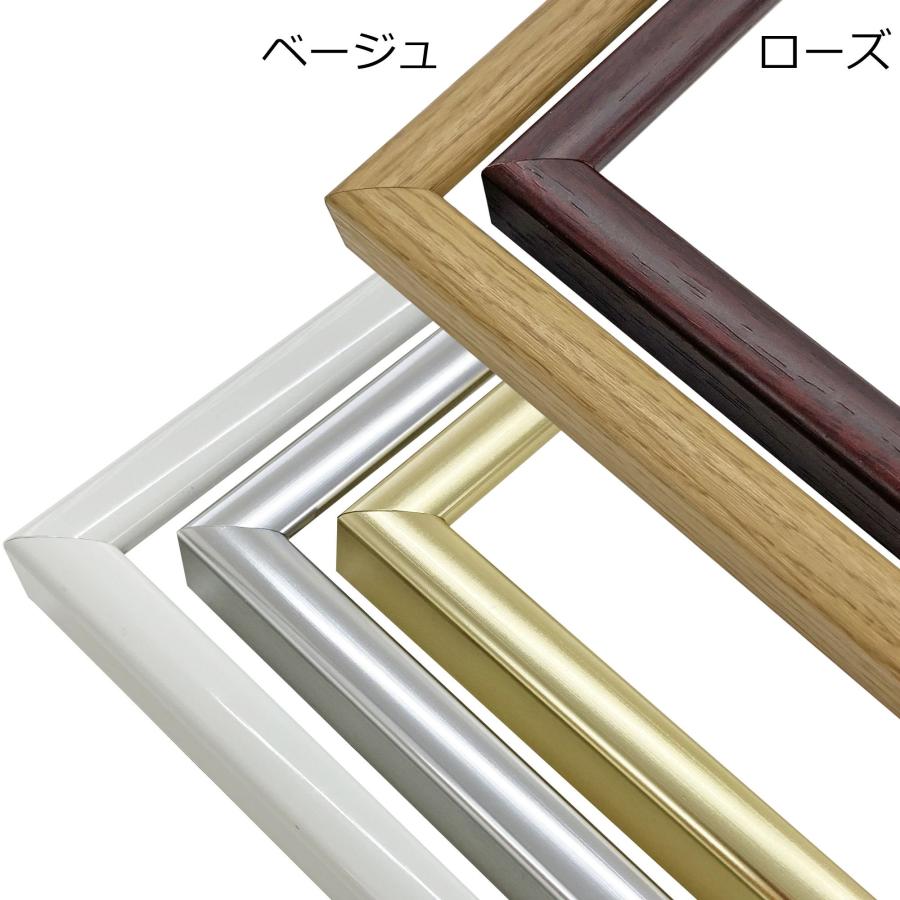 A3(298×421)サイズが2枚入る額縁 B013 アクリル付 2つ窓マット付 /額縁