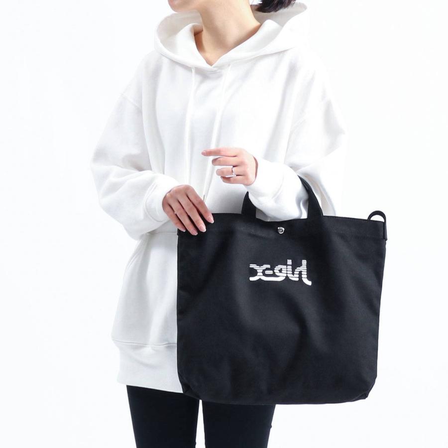 X-girl（エックスガール） バッグ トートバッグ SLICE LOGO 2WAY TOTE